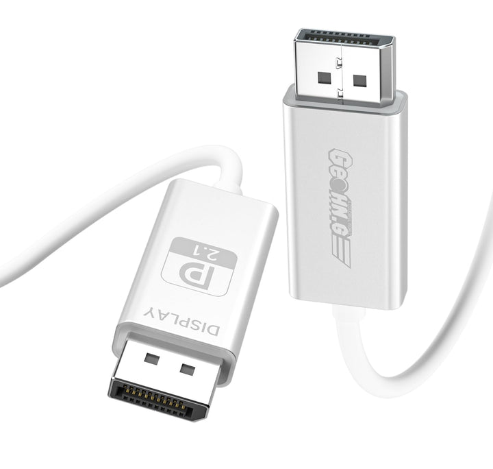 Displayport 2.1 Glasfaserkabel 2M, DP 2.1 Kabel [16K30Hz, 8K60Hz, 4K240Hz], Superflexibles Display P