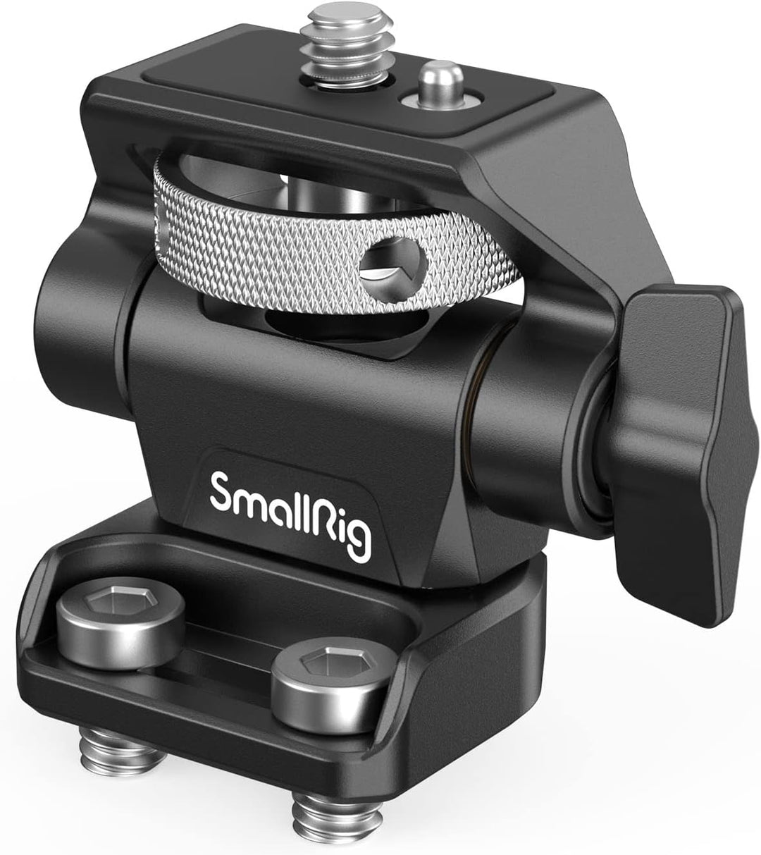 SMALLRIG Kamera Monitor Mount, Swivel 360° and Tilt 180°, Verstellbare Halterung mit 1/4"-20 Schraub