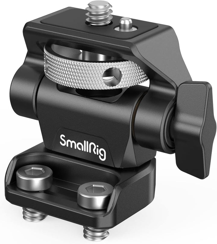 SMALLRIG Kamera Monitor Mount, Swivel 360° and Tilt 180°, Verstellbare Halterung mit 1/4"-20 Schraub