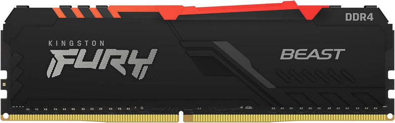 Kingston FURY Beast RGB 8GB 2666MT/s DDR4 CL16 Desktop Speicher Einzelnes Modul KF426C16BBA/8 8GB Ei