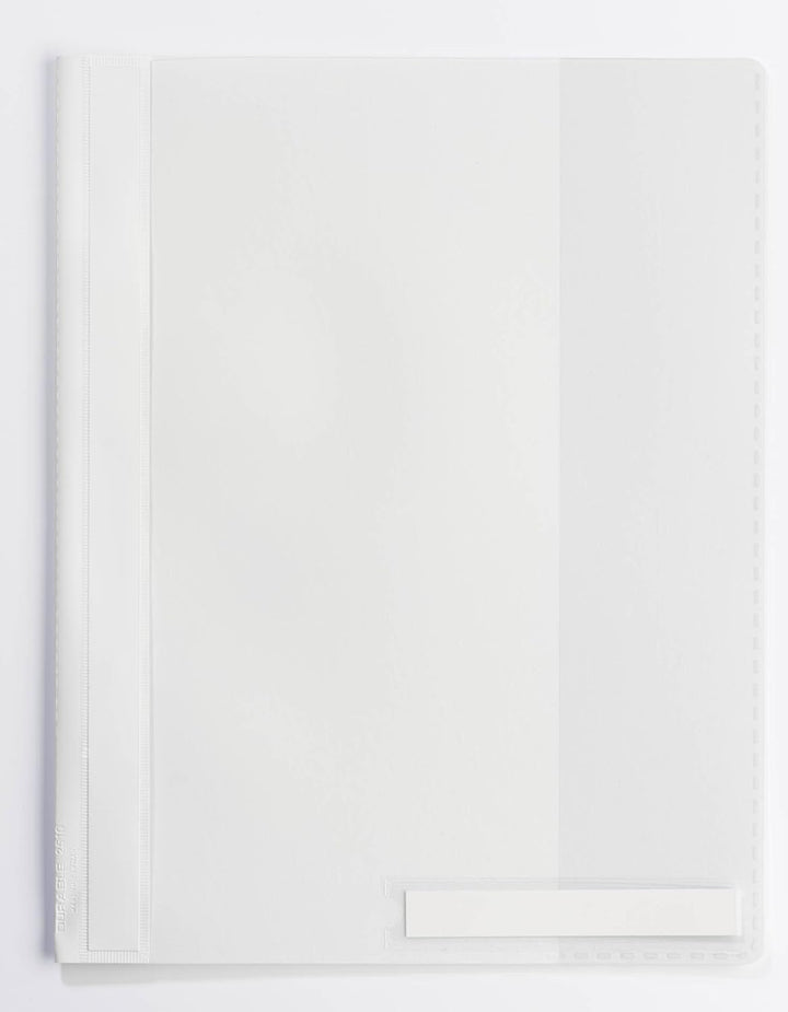 Durable Sichthefter, überbreit, weiss, 25er Packung, 251002, weiss