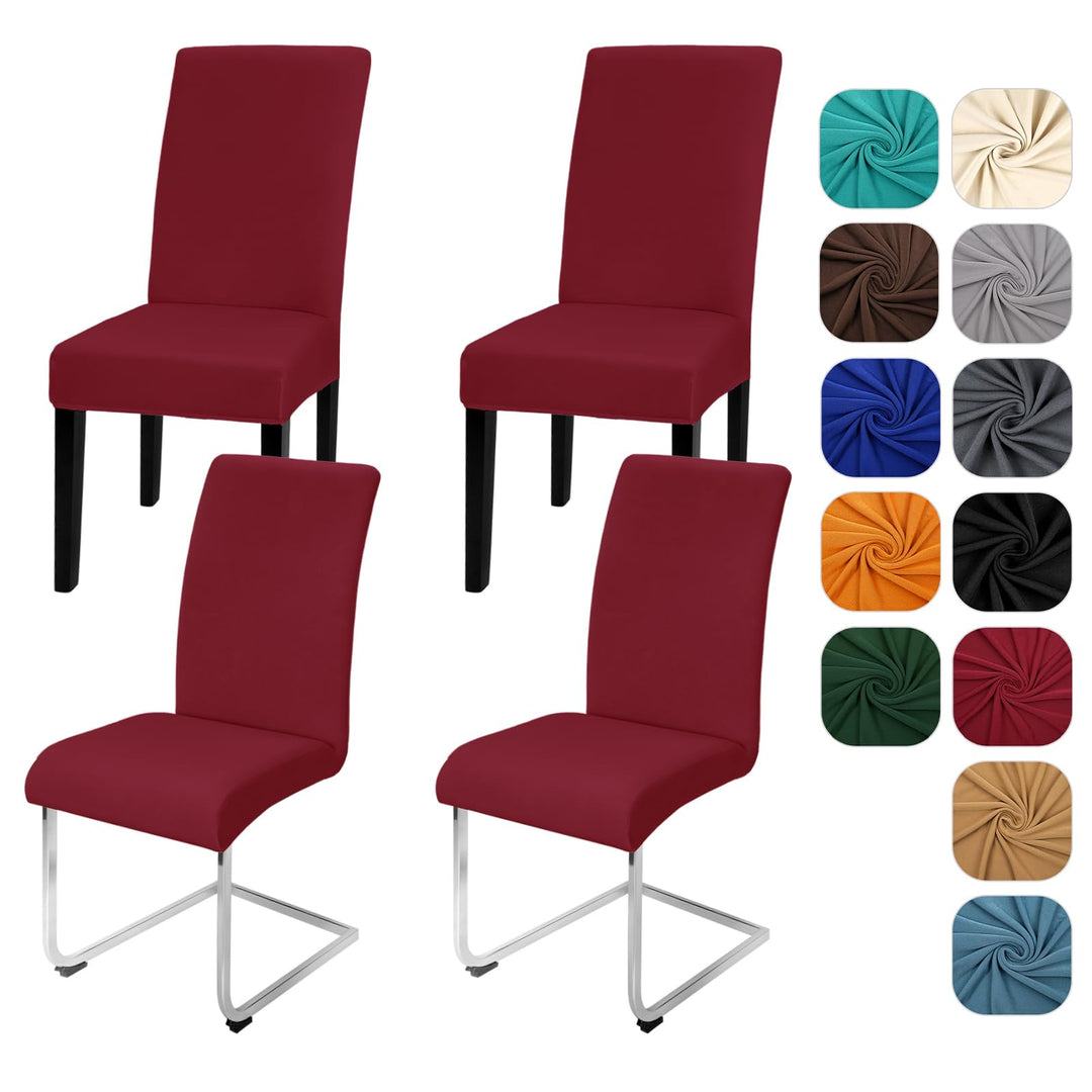 Yugarlibi Stuhlhussen 4er Set Stretch Stuhlhussen Schwingstuhl Elastische Hussen Stuhlbezug Abnehmba
