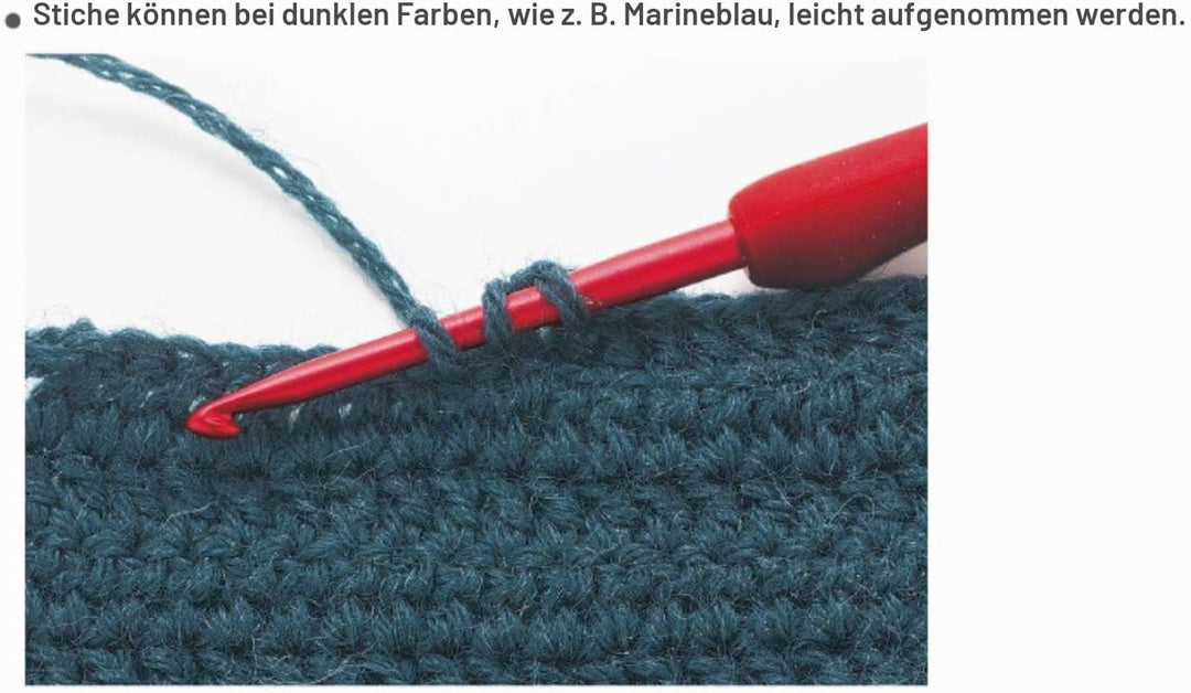 TULIP Etimo Red Crochet Hook Häkelnadel-Set TED-001e, Rot 1,8/2/2,2/2,5/3/3,5/4/5mm Red, 1,8/2/2,2/2