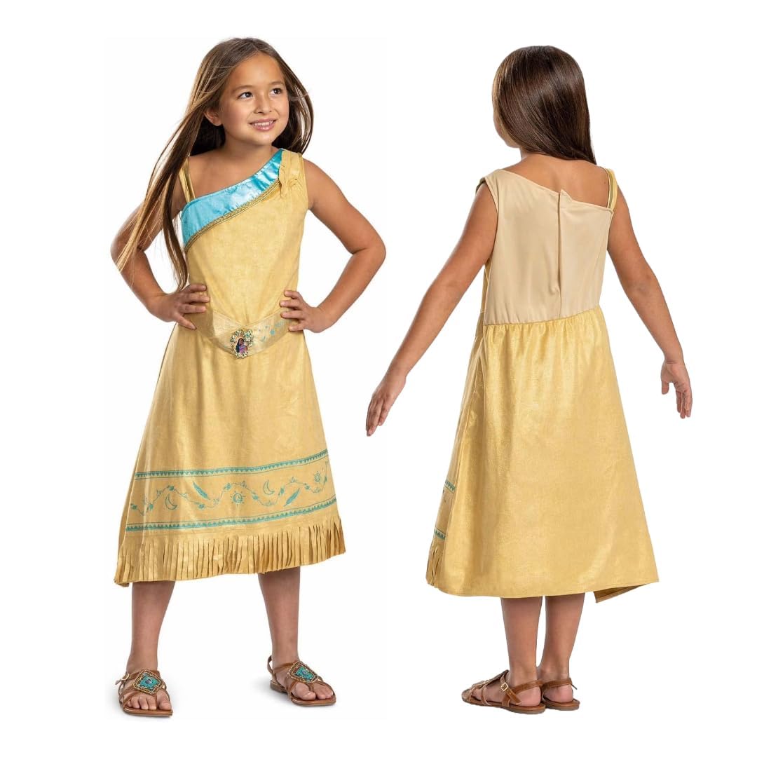 Disguise Disney Offizielles Pocahontas Kostüm Kinder, Indianerin Kostüm Für Mädchen, Erhältlich in S