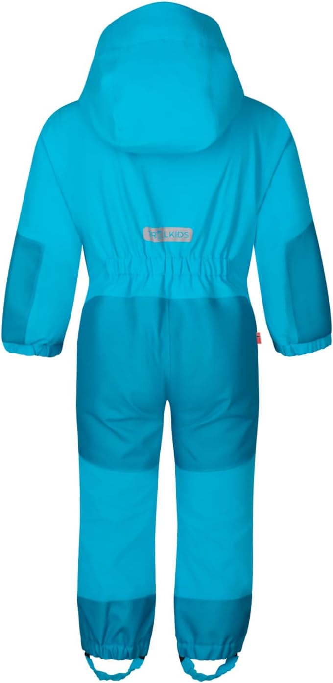 Trollkids wasserdichter atmungsaktiver Kinder Overall BERGEN 92 Himmelblau/Mystikblau, 92 Himmelblau