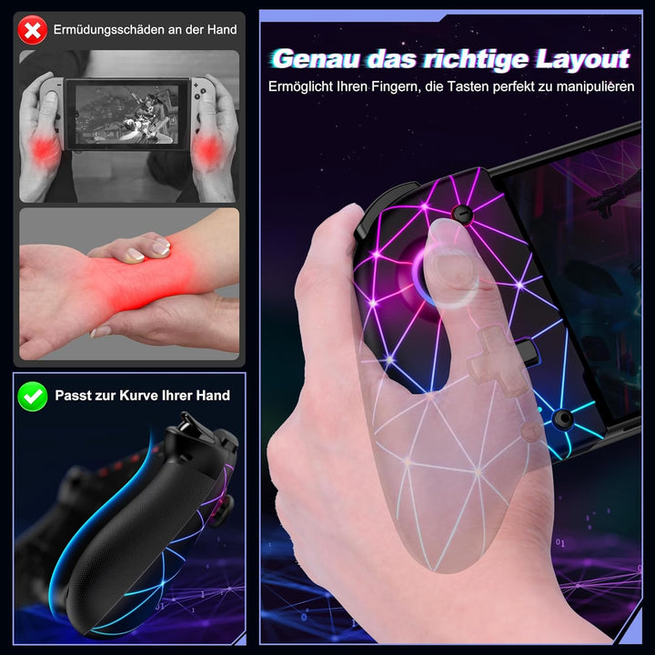One-Piece Handheld Switch Controller, Wireless Switch Controller für Nintendo Switch Controller/OLED