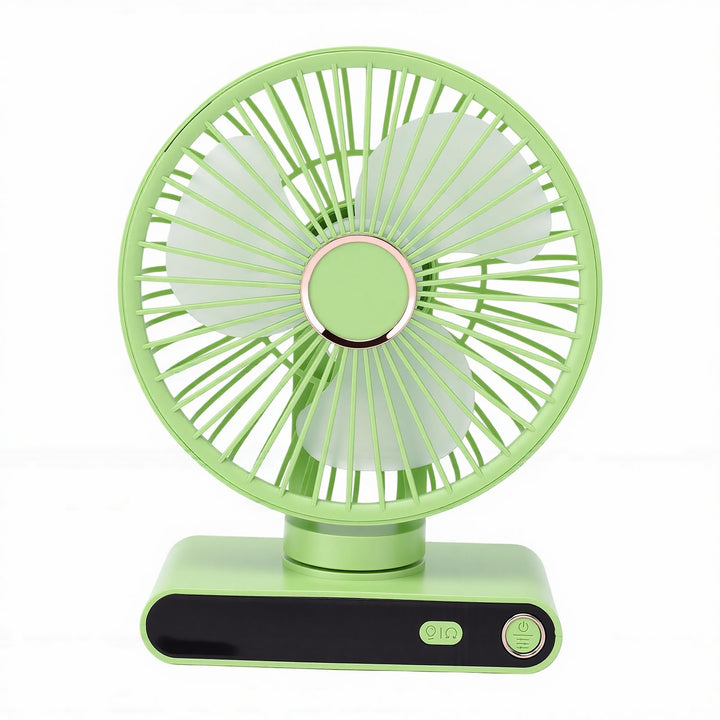 XUMIUZIY Kompakter Wandventilator mit Licht, 5 Geschwindigkeiten, Einstellbare Kühlung für Wohnheim,