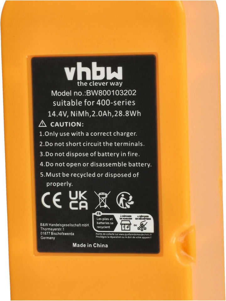 vhbw Akku kompatibel mit Melissa 640255 Roboter Bodensauger Staubsauger Ersatz für APS 4905 Staubsau
