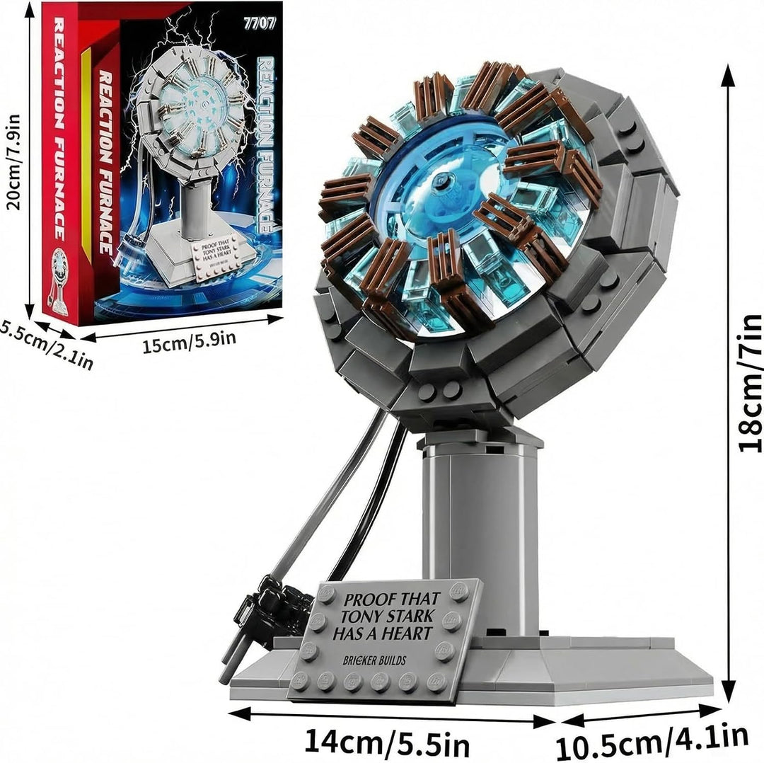 Arc Reactor Bausteinsatz, EIN Modell Spielzeug Beweis, DASS Tony EIN Herz hat, EIN Geschenk für Erwa