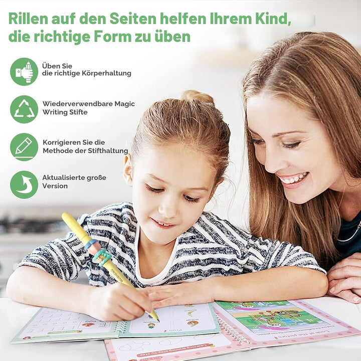 Magical Handwriting Workbooks Practice Copybook, Magic Calligraphy That Can Be Reused Handwriting Co