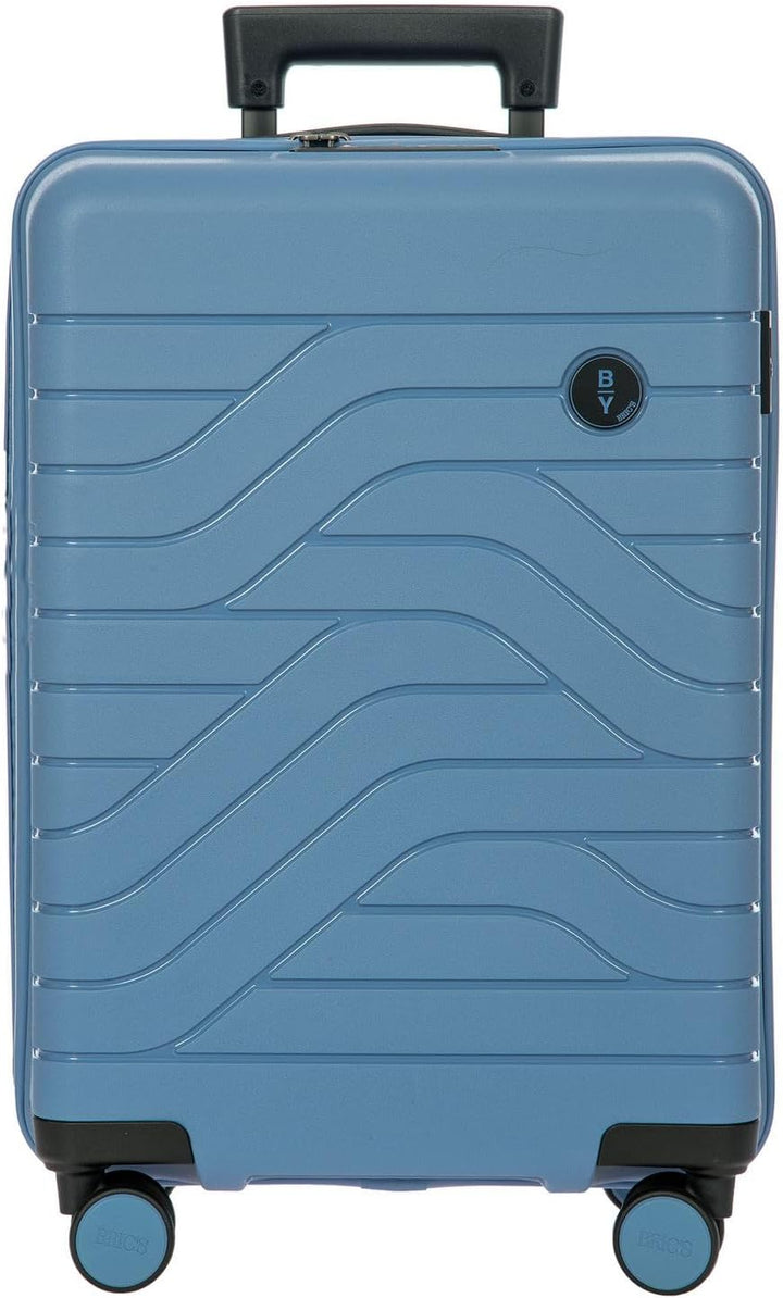 Brics BY Ulisse - 4-Rollen-Kabinentrolley 55 cm grey blue, Grey Blue