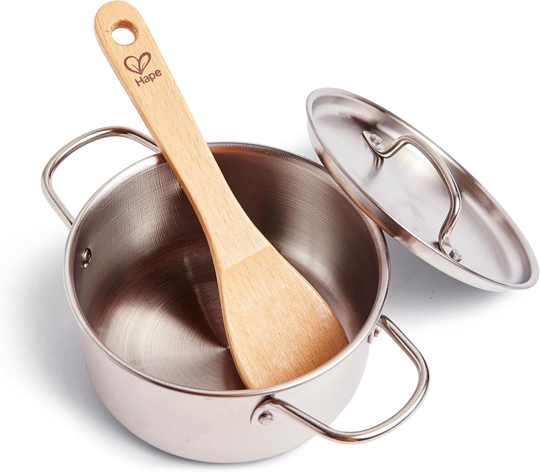 Hape E3137 - Kochset für Küchenchefs, Holzspielzeug, 2630 Jahre vor Ort Garantie Kochset für Küchenc
