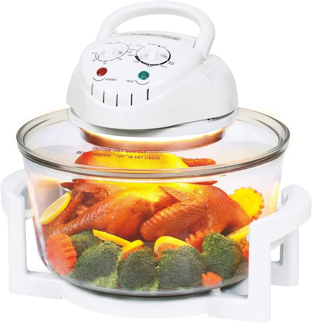 Halogenofen Heissluftofen Klein 17 Liter Halogenoven Heissluftgrill Konvektionsofen mit Erweiterungs