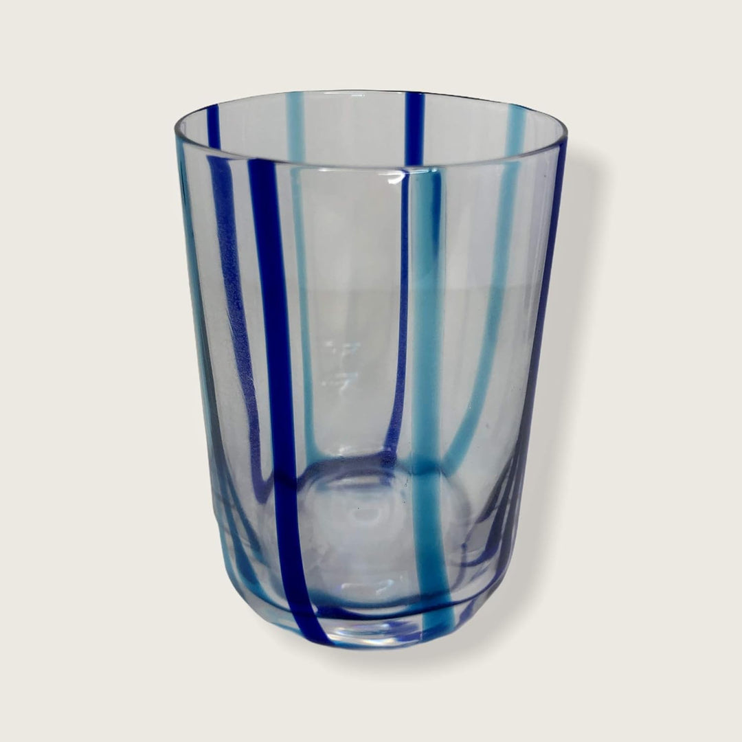 Zafferano - Melting Pot Set mit 6 Gläsern, gemischt Blau/Aquamarin Blau, Aquamarin, Blau, Aquamarin