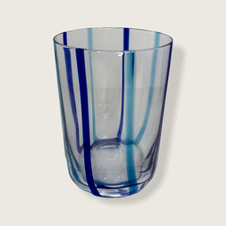 Zafferano - Melting Pot Set mit 6 Gläsern, gemischt Blau/Aquamarin Blau, Aquamarin, Blau, Aquamarin