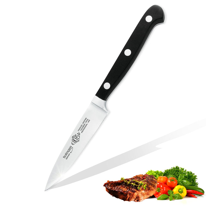 EIKASO Solingen Küchenmesser Mittelspitz 12cm scharfe Klinge aus Molybdänstahl 1.4116 Profi Küchenme
