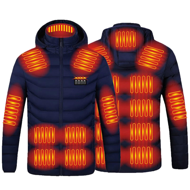 Heizjacke Herren Damen Beheizbare Jacke Beheizte Jacke Wärmende Beheizbare Weste Winter Warm Daunenj