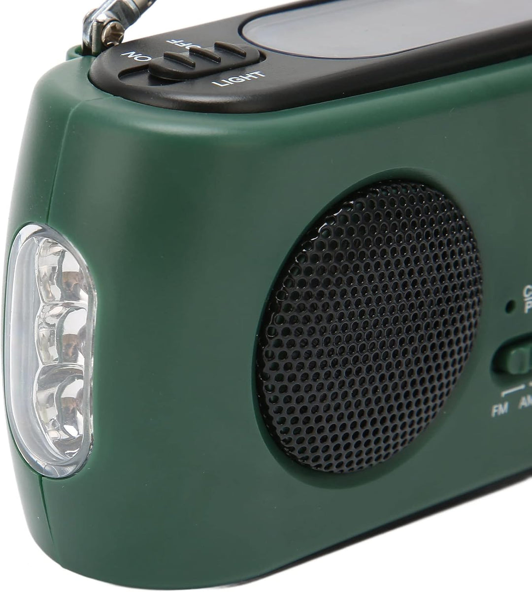Ejoyous Kurbelradio mit Solar und LED Taschenlampe, Notfallradio Tragbares Radio mit Handkurbel AM/F