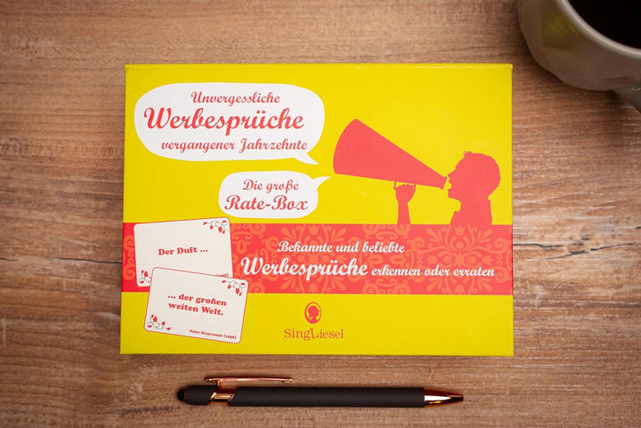 Werbesprüche vergangener Jahrzehnte – Nostalgisches Quiz- und Gedächtnistraining für Senioren und Er