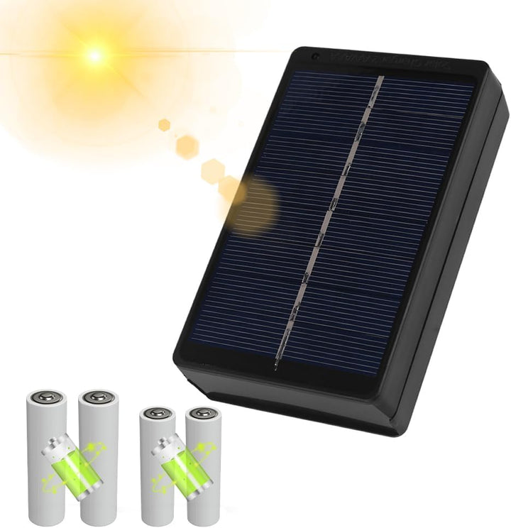 Solarladegerät, 1W 4V Tragbares Solarpanel Ladegerät PVC Polysilizium AA/AAA Solar Powerbank Wireles
