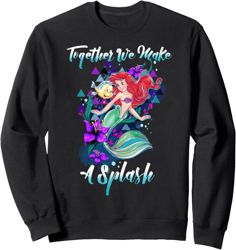 Disney The Little Mermaid Ariel And Flounder Make A Splash Sweatshirt