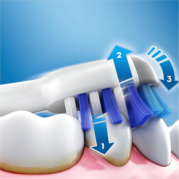 Oral-B Pro Elektrische Zahnbürste, wiederaufladbar, 80301360, Blau, Norme, Wiederaufladbare Zahnbürs