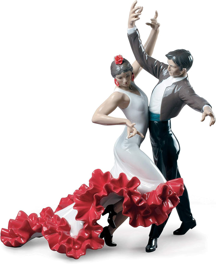 LLADRÓ Paar Figur Flamenco Tänzer. Flamenco. Porzellan.