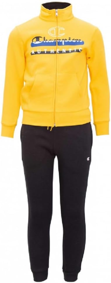 Champion Jungen Legacy Sweatsuits B-Graphic Shop Powerblend Fleece Full Zip Sportanzug 3-4 Jahre Oro
