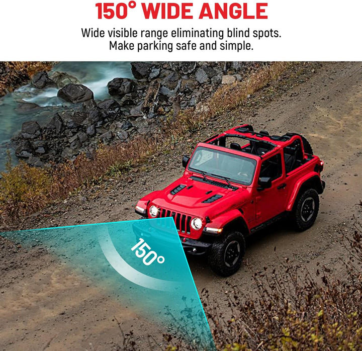 RED WOLF Frontkamera Select für Jeep Wrangler JL/JLR/JLU/JT/Gladiator/Rubicon 2018-2021 Off-Road For