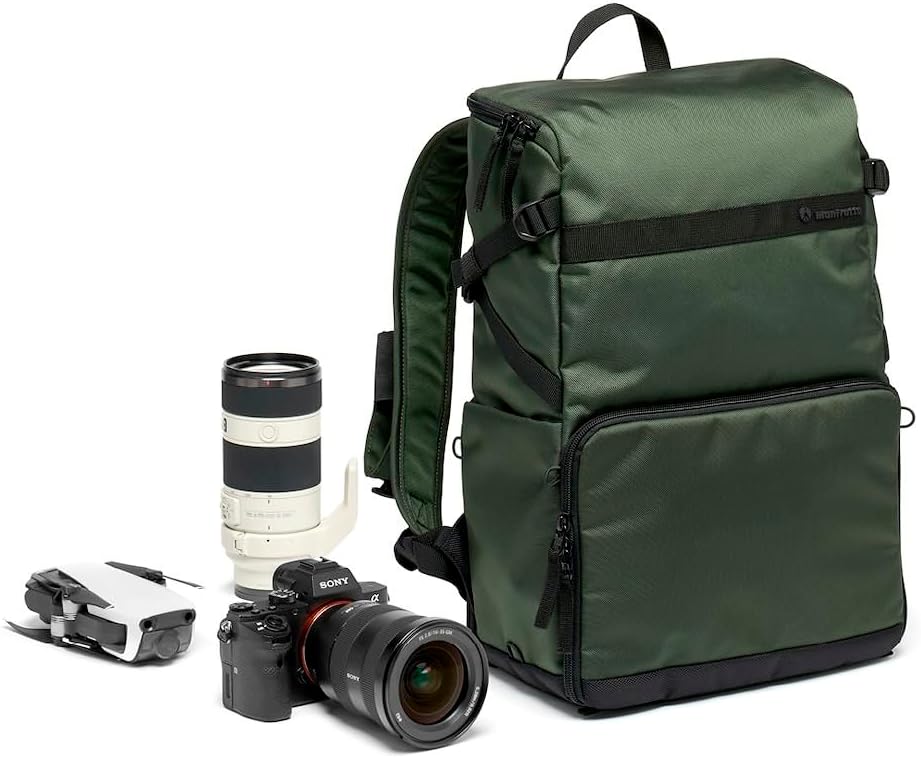 Manfrotto Street Slim Photography Backpack Pour Appareil Reflex et Hybride, Ouverture Avant et Arriè