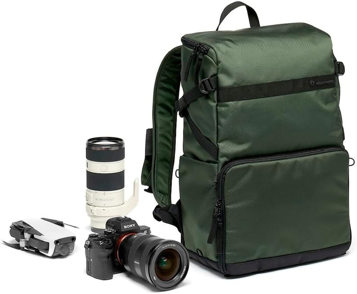 Manfrotto Street Slim Photography Backpack Pour Appareil Reflex et Hybride, Ouverture Avant et Arriè