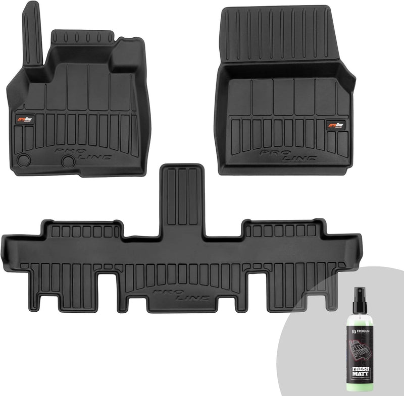 FROGUM ProLine 3D Gummimatten Exklusiven Auto Fussmatten Autofussmatten für Renault Espace IV 2002-2