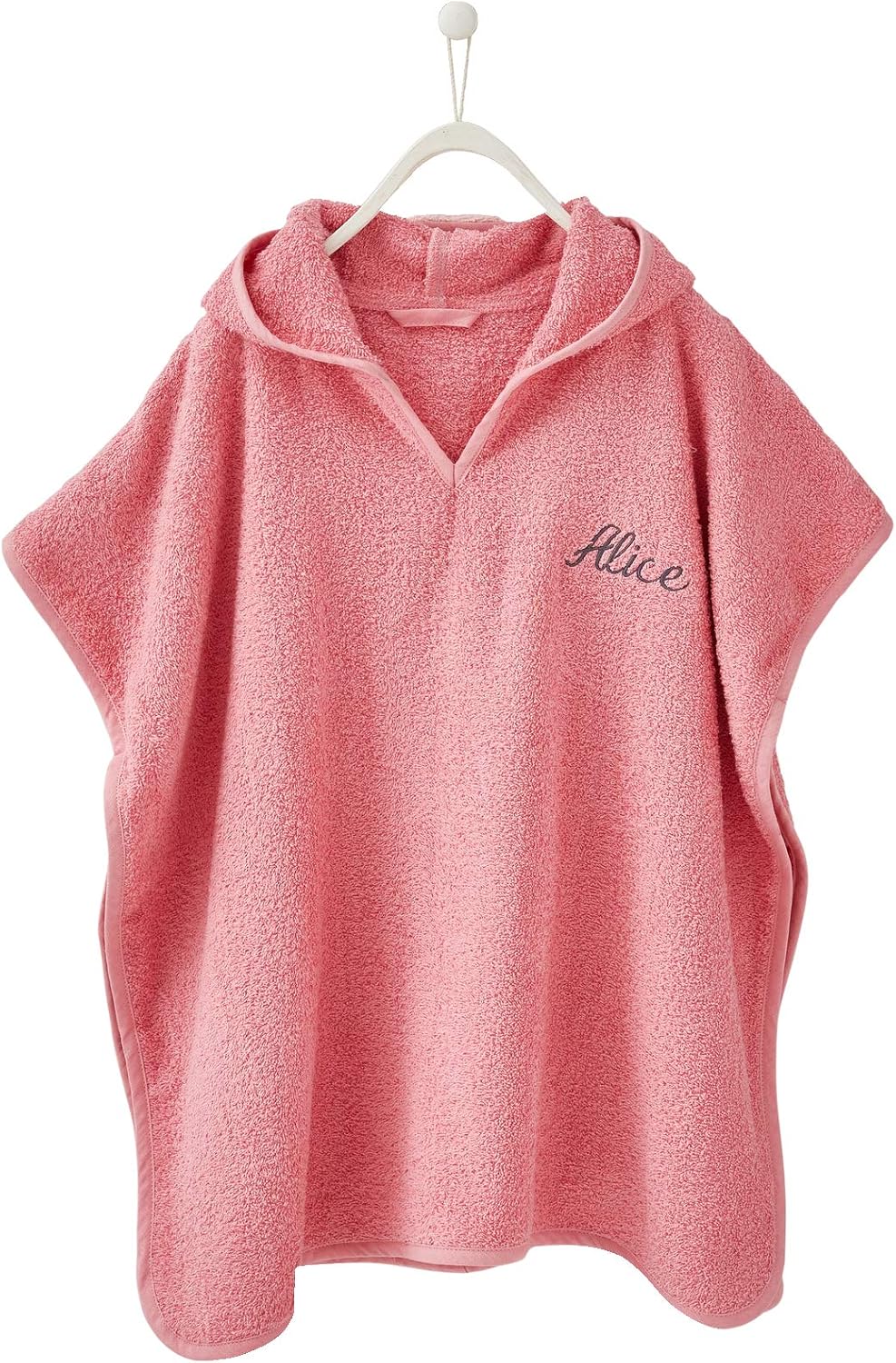 Vertbaudet Kinder Bade-Poncho, Einhorn-Kostüm Rose 104-116, Rose 104-116