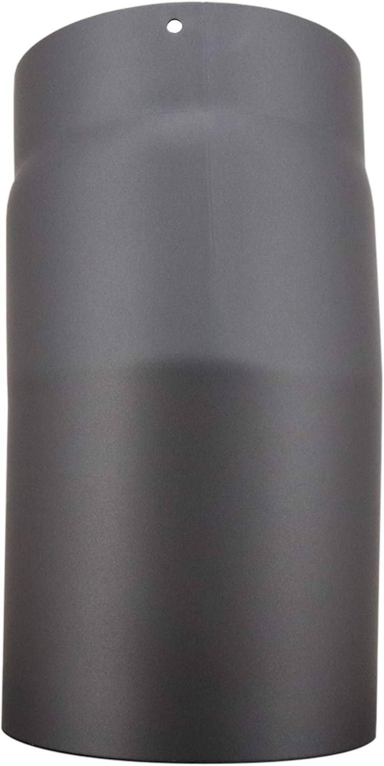 LANZZAS Ofenrohr Bogen 22° Grad, im Durchmesser, DN, Ø 150 mm, Farbe: gussgrau - weitere Rohre aus u