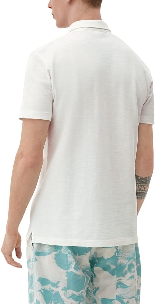 s.Oliver Herren Poloshirt, Kurzarm M Weiss, M Weiß