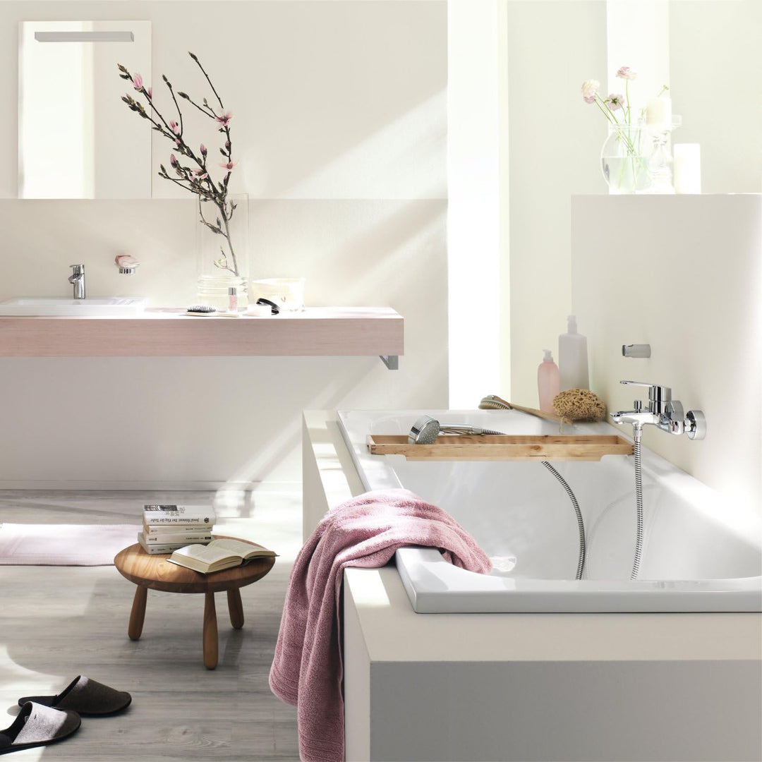 GROHE Eurostyle Cosmopolitan - Einhand-Wannenbatterie (langlebige Oberfläche, für die Wandmontage, S