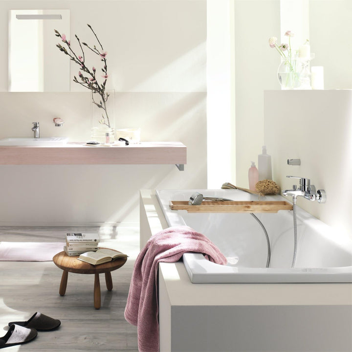 GROHE Eurostyle Cosmopolitan - Einhand-Wannenbatterie (langlebige Oberfläche, für die Wandmontage, S