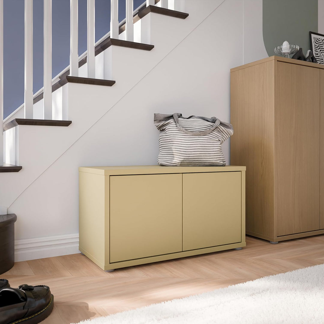 Forte Alice Springs Sitzbank 70 80, 2-türig, modern-minimalistisch, Holzwerkstoff, Flur/Schlafzimmer