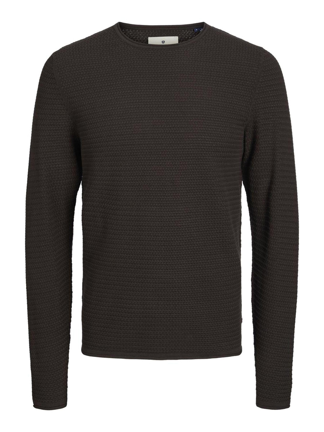 JACK & JONES Male Strickpullover Einfarbig Strickpullover M Chocolate Torte, M Chocolate Torte