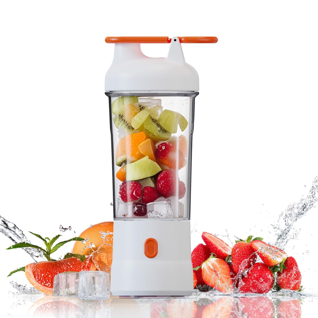Tragbarer Mixer, 25oz tragbarer Mixer für Smoothies und Shakes mit 6 Klingen, wiederaufladbaren Misc