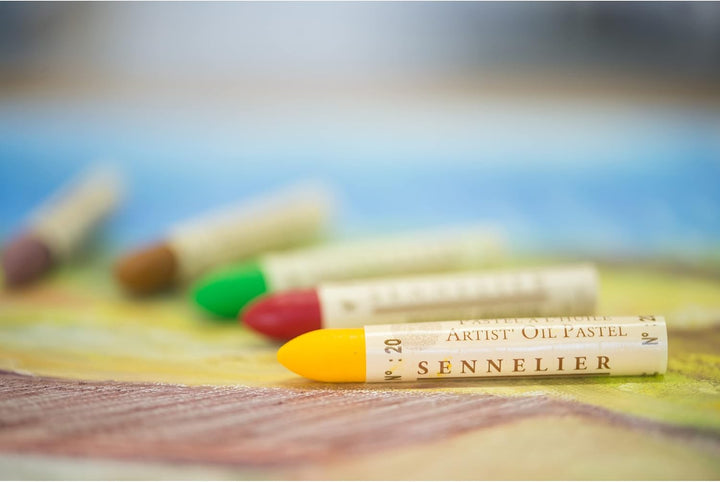 SENNELIER Ölpastell-Set, 24 Stück, Querformat 1 stück (1er Pack) Landschaft, 1 stück (1er Pack) Land