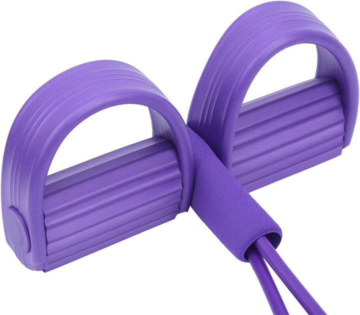 Keenso 2 Schlauch Fusspedal Zugseil, Pedal Widerstandsband Elastic Leg Puller Sit-Up Bauch Fitness T