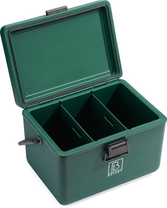 Brisby Kühlbox 12 Liter - Kühlbox ohne Strom, 40 Stunden kühl, Inklusive 2 grosse Kühlelemente 200ML