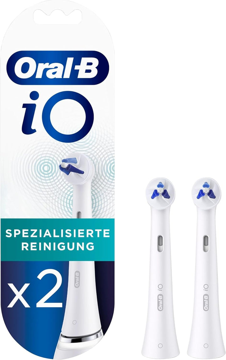 Oral-B iO Spezialisierte Reinigung Aufsteckbürsten für elektrische Zahnbürste, 2 Stück, Oral-B’s bes
