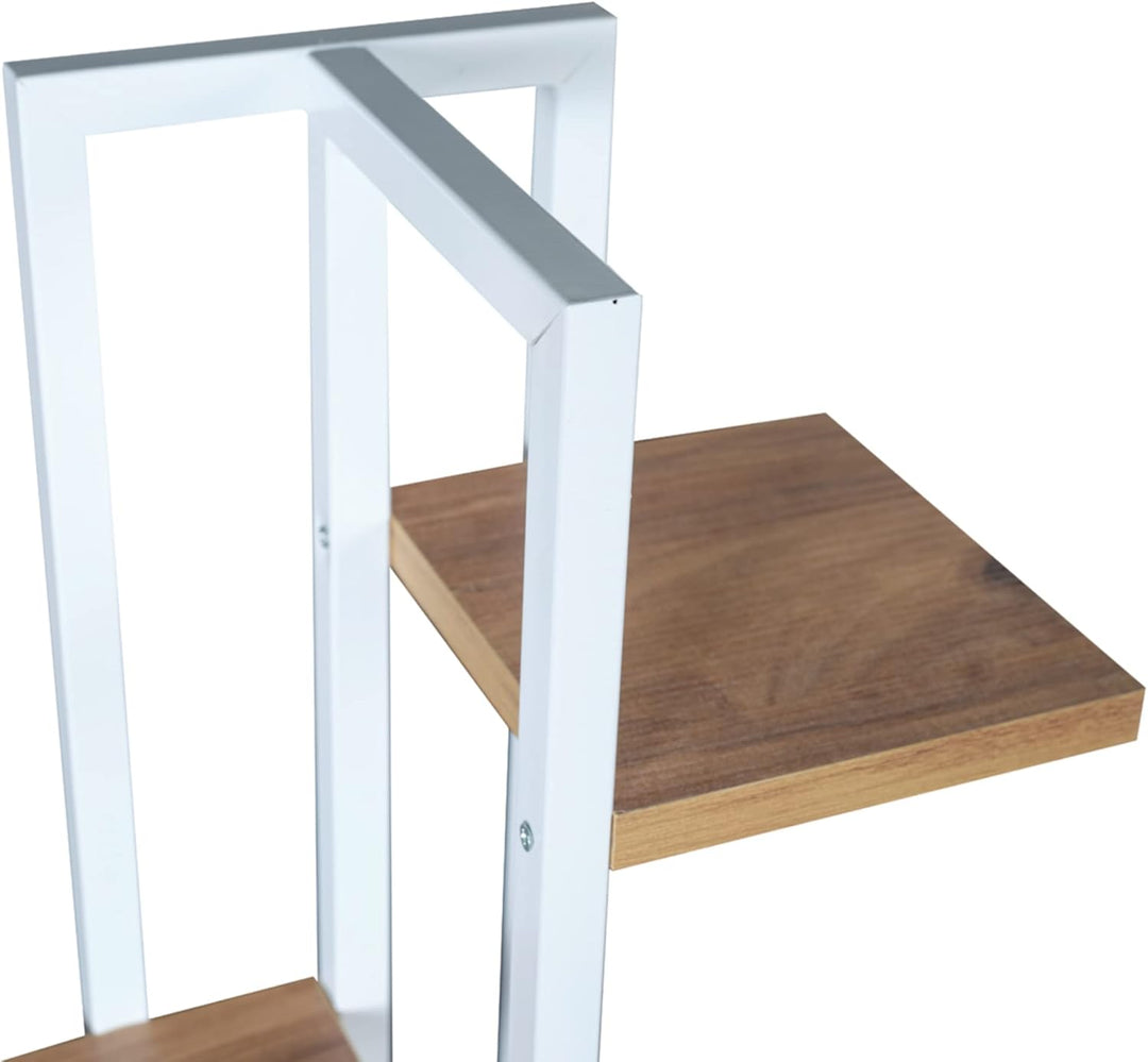 [en.casa] Blumenständer Tohmajärvi 6 Ebenen Blumenregal 120 x 34 x 21 cm Pflanzenständer Indoor Pfla