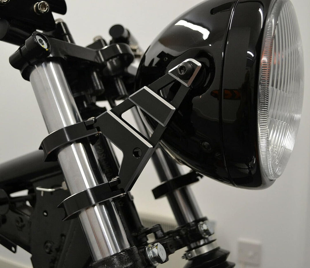 Alchemy Parts Scheinwerfer-Halter 54-55mm mit Gabel Klemmen für Motorrad - CNC Legierung - Hochwerti