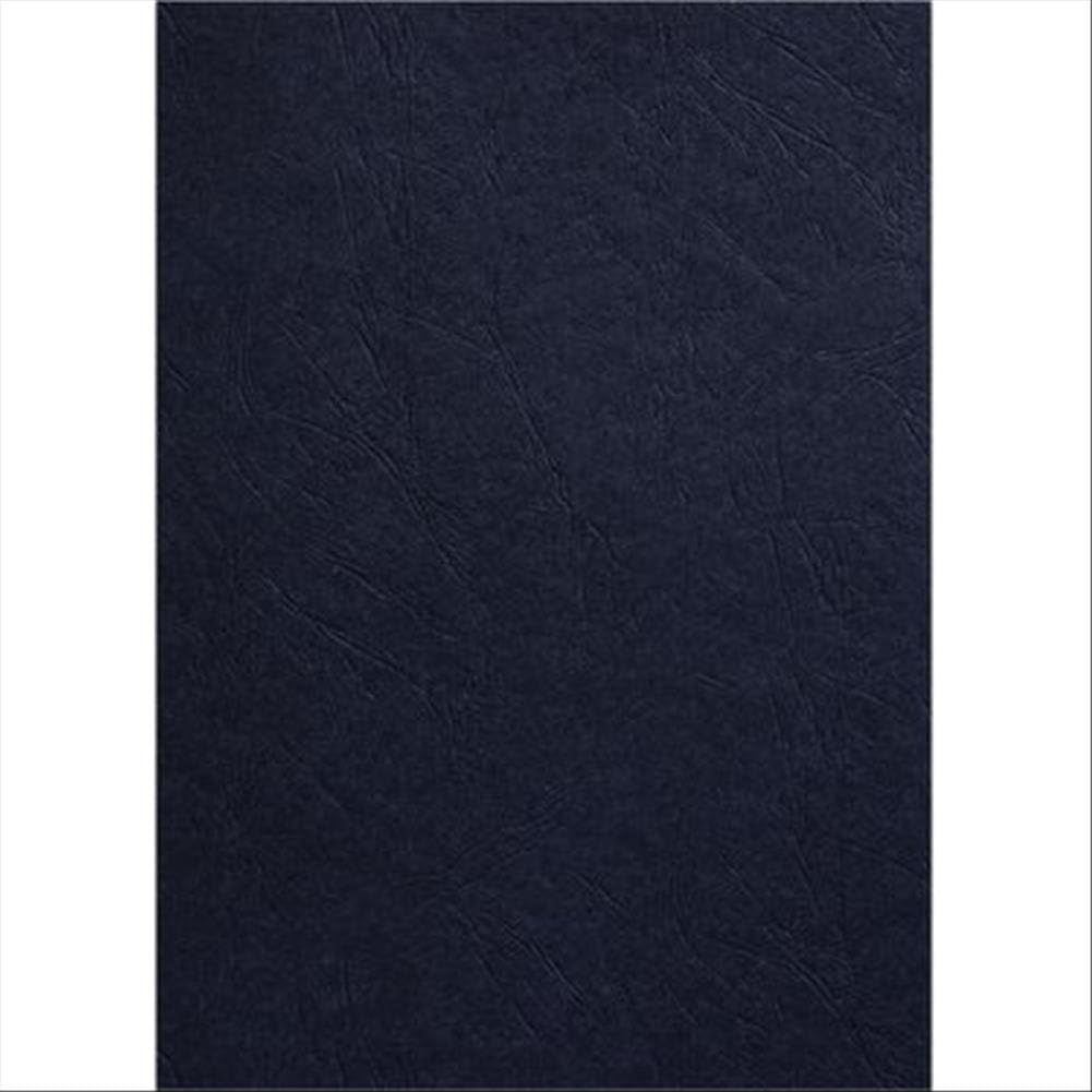 GBC T22410029 Einbanddeckel LeatherGrain Karton, 250 g/qm, A3, 100 Stück, schwarz