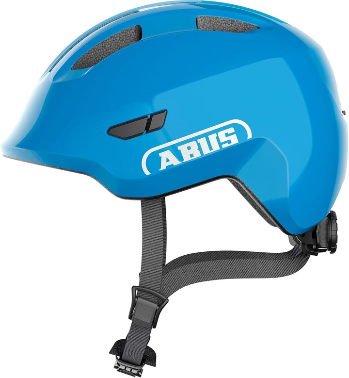 ABUS Kinderhelm Smiley 3.0 - Fahrradhelm mit tiefer Passform, kindergerechten Designs &amp; Platz für ei