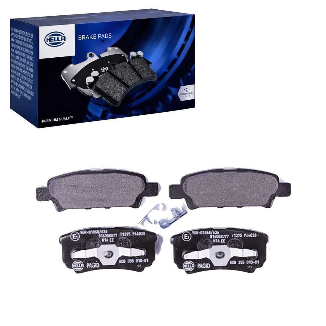 HELLA PAGID 8DB 355 010-811 Bremsbelagsatz - T1395 - Dicke/Stärke: 15.4mm - Bremssystem: Akebono - m