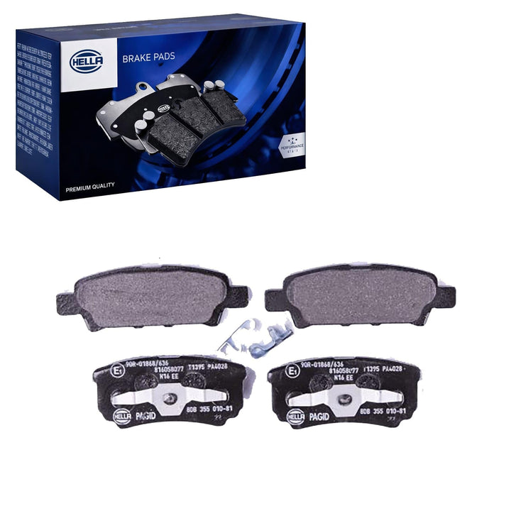 HELLA PAGID 8DB 355 010-811 Bremsbelagsatz - T1395 - Dicke/Stärke: 15.4mm - Bremssystem: Akebono - m